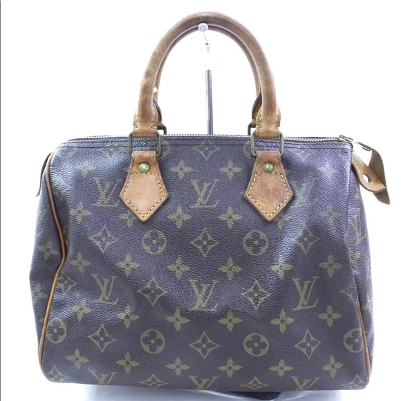 Auth Louis Vuitton Speedy 25 Satchel Bag - Picture 2 of 8